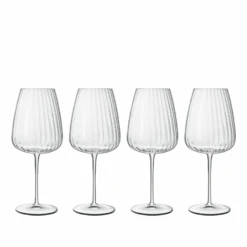 Luigi Bormioli Optica Rødvinsglas Bordeaux 70 Cl 4 Stk.
