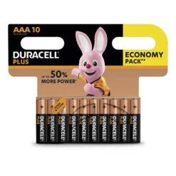 Duracell Plus Power Batteri AAA 10 Stk
