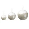 Kähler Nobili Dekorationskugler 3 Stk. Grå -Södahl Butik 5703779153339