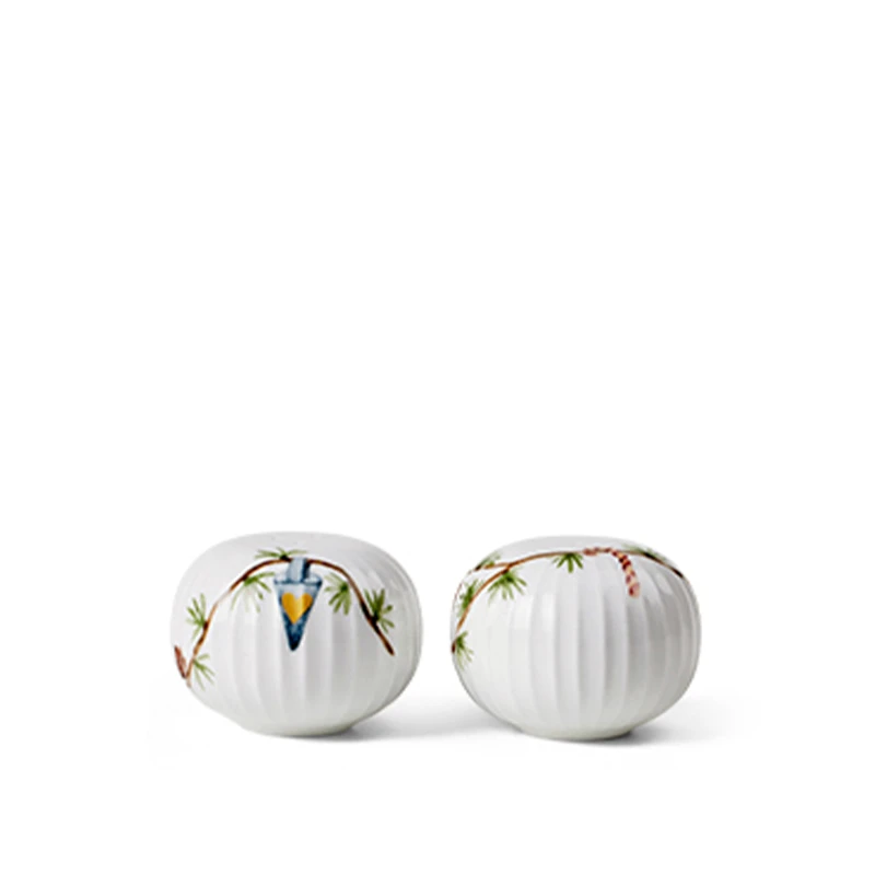 Kähler Hammershøi Christmas Salt- Og Pebersæt Hvid 3 Kähler Hammershøi Christmas Salt- Og Pebersæt Hvid