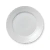 Royal Copenhagen Hvid Riflet Tallerken 19 Cm