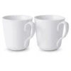 Royal Copenhagen Hvid Riflet Krus 2 Stk. 28 Cl -Södahl Butik 5705140706465