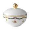 Royal Copenhagen Stjerne Riflet Jul Skål Med Låg 8 Cm -Södahl Butik 5705140729624