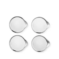 Georg Jensen Wine & Bar Glasbakker Stål 4 Stk.