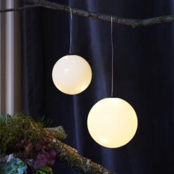 Sirius Heaven Kugle 8 Cm Hvid/klar