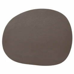 RAW Dækkeserviet Recycled Læder Clay