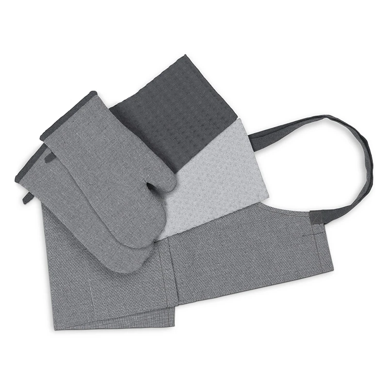 Bastian Tekstilsæt Recycle 5 Dele Grå 3 Bastian Tekstilsæt Recycle 5 Dele Grå