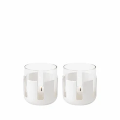 Stelton Luna Fyrfadsstage Soft White 2 Stk.