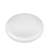 Lyngby Porcelæn Rhombe Ovalt Serveringsfad Hvid 35x26,5 Cm -Södahl Butik 5711507012056