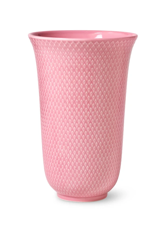 Lyngby Porcelæn Rhombe Color Vase Rosa 20 Cm 3 Lyngby Porcelæn Rhombe Color Vase Rosa 20 Cm