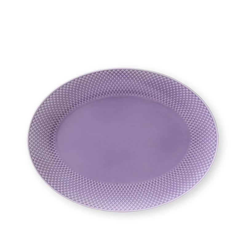 Lyngby Porcelæn Rhombe Color Fad Lilla 35 Cm 3 Lyngby Porcelæn Rhombe Color Fad Lilla 35 Cm