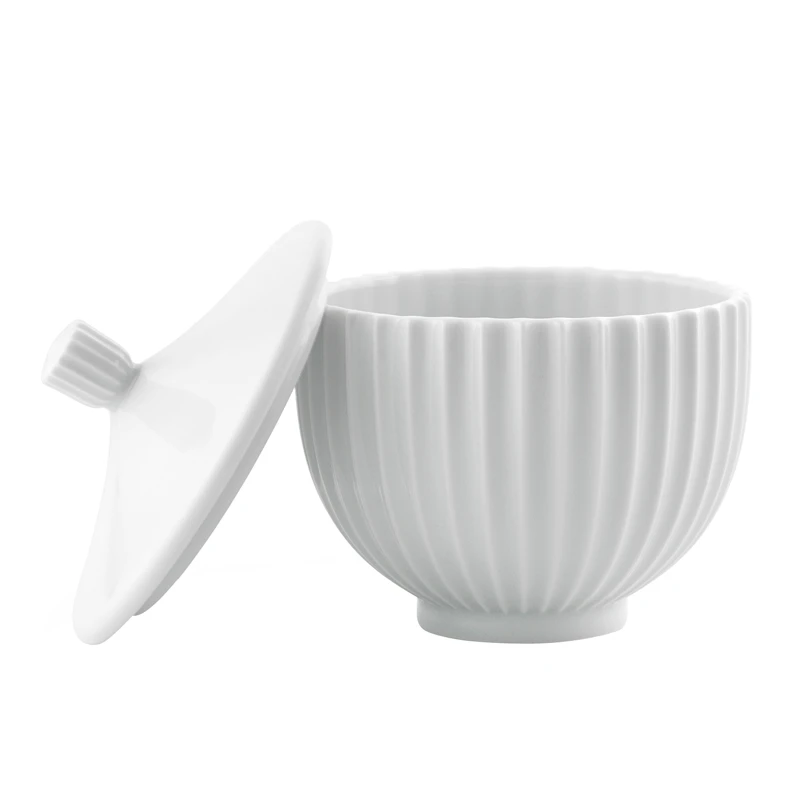 Lyngby Porcelæn Bonbonniere Hvid 10 Cm 3 Lyngby Porcelæn Bonbonniere Hvid 10 Cm