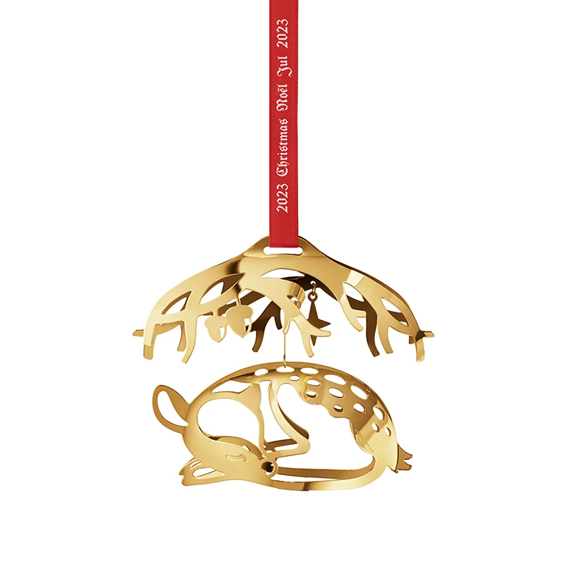 Georg Jensen Juleuro 2023 Hjort Forgyldt 3 Georg Jensen Juleuro 2023 Hjort Forgyldt