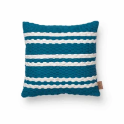 Juna Cross Pude 45x45 Cm Petroleum/sand