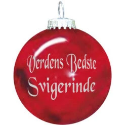 Rolsted Copenhagen Julekugle: Verdens Bedste Svigerinde