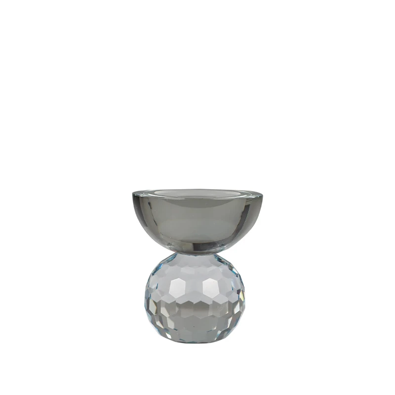 Specktrum Square Krystal Lysestage Lyseblå 11 Cm 3 Specktrum Square Krystal Lysestage Lyseblå 11 Cm