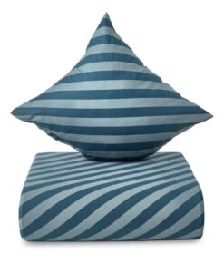 Södahl Organic Diagonal Sengesæt Atlantic 140x220 Cm