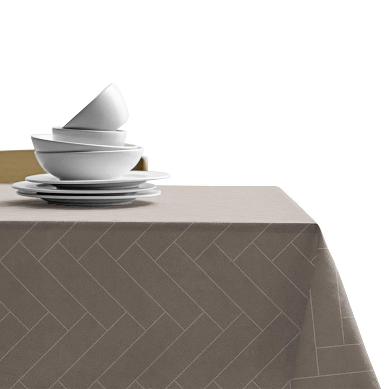 Södahl Tiles Damask Dug Med Staincoat Taupe 140 X 270 Cm 3 Södahl Tiles Damask Dug Med Staincoat Taupe 140 X 270 Cm