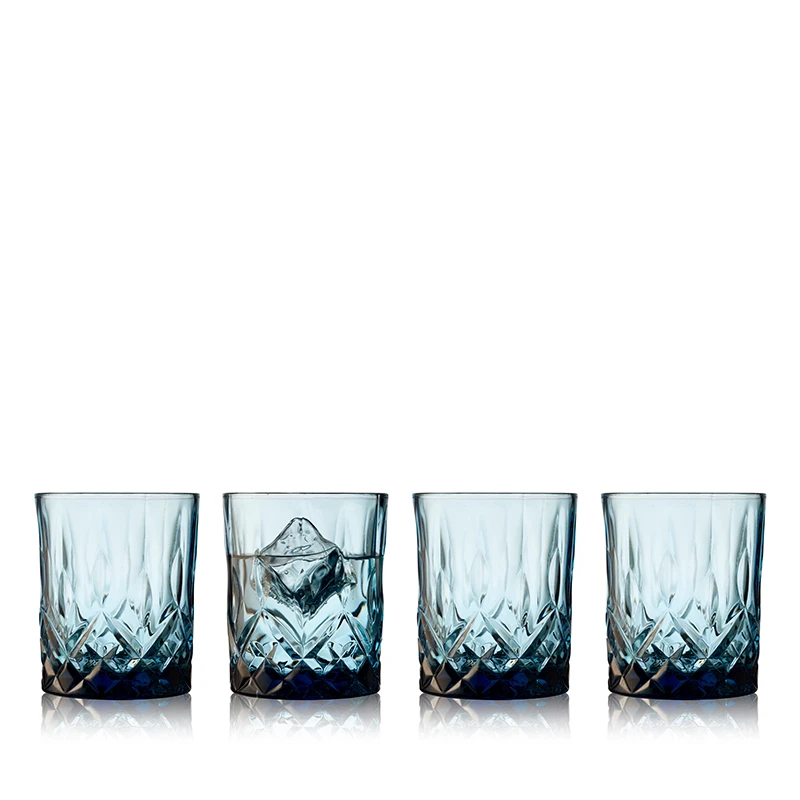 Lyngby Glas Sorrento Whiskyglas Blå 32 Cl 4 Stk. 3 Lyngby Glas Sorrento Whiskyglas Blå 32 Cl 4 Stk.