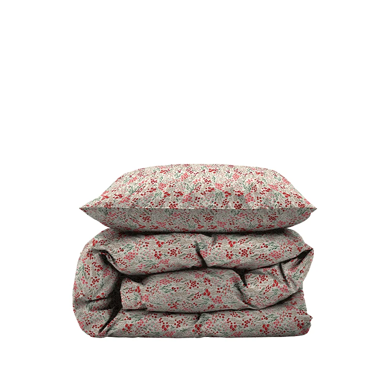 Södahl Dainty Sengsæt Berry Red 140 X 200 Cm 3 Södahl Dainty Sengsæt Berry Red 140 X 200 Cm