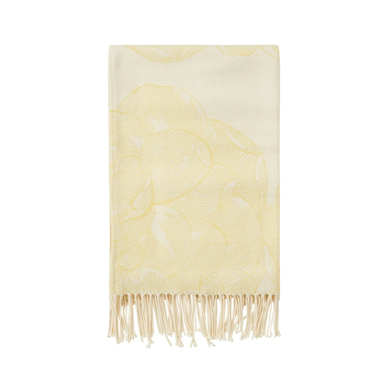 Södahl Modern Rose Plaid Yellow Bomuld 130x170 Cm 3 Södahl Modern Rose Plaid Yellow Bomuld 130x170 Cm