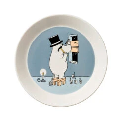 Mumi By Arabia Mumifar Tallerken Grå 19 Cm