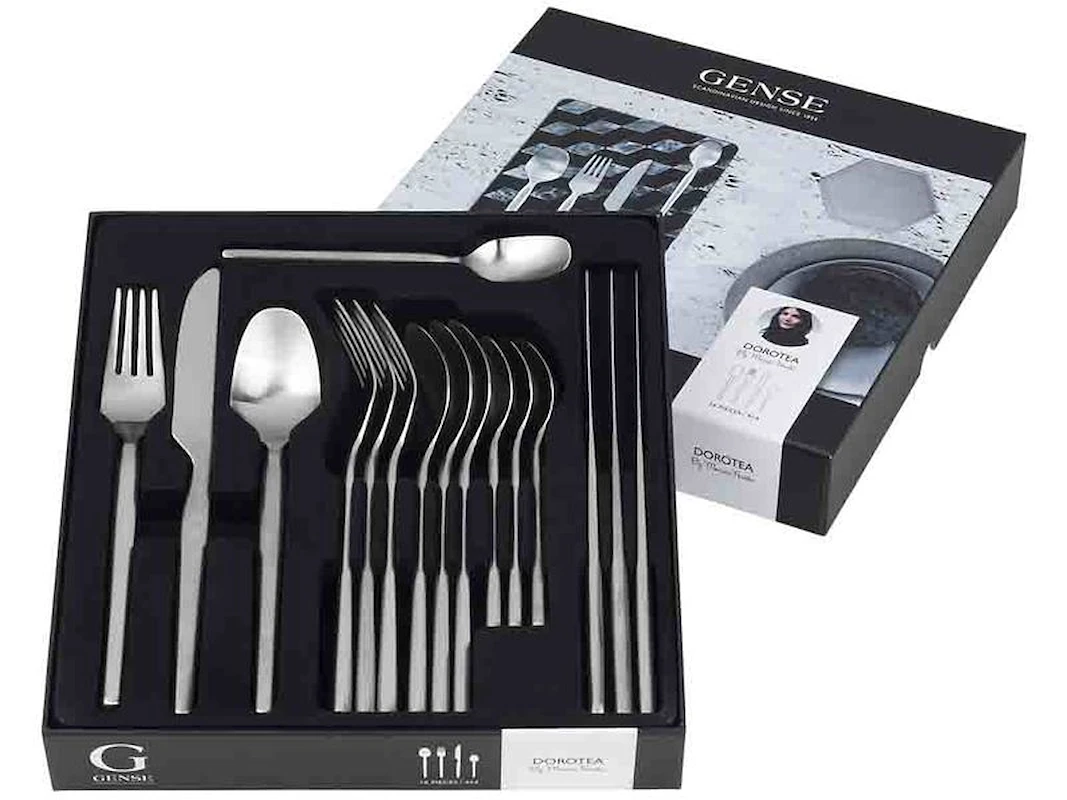 Gense Dorotea Bestiksæt 16 Dele Mat Stål 3 Gense Dorotea Bestiksæt 16 Dele Mat Stål