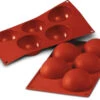 Silikomart Halvkugle Silikoneform 5 Stk -Södahl Butik 8032539930017