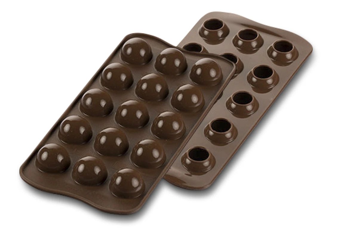 Silikomart Chokoladeform Tartufino Kugler 3 Silikomart Chokoladeform Tartufino Kugler
