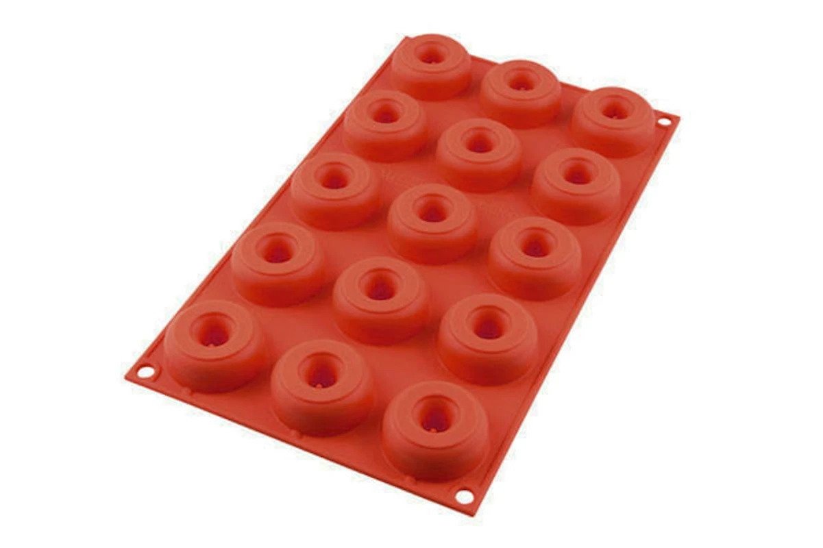 Silikomart Mini Donut Silikoneform 15 Stk 3 Silikomart Mini Donut Silikoneform 15 Stk