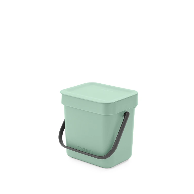 Brabantia Sort & Go Affaldsspand Med Låg Jade Green 3 Liter 3 Brabantia Sort & Go Affaldsspand Med Låg Jade Green 3 Liter
