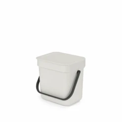 Brabantia Sort & Go Affaldsspand Med Låg Light Grey 3 Liter