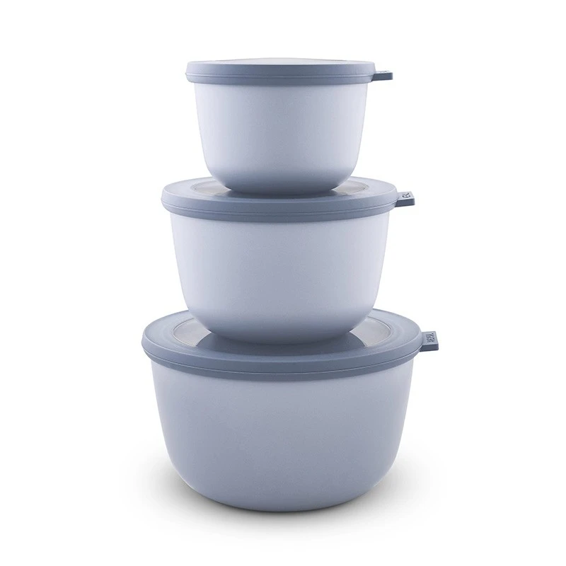 Mepal Cirqula Skålesæt Med Låg Høj Nordic Blue 3 Mepal Cirqula Skålesæt Med Låg Høj Nordic Blue