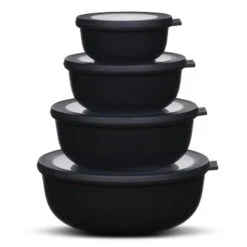 Mepal Cirqula Skålesæt Med Låg Lav Sort