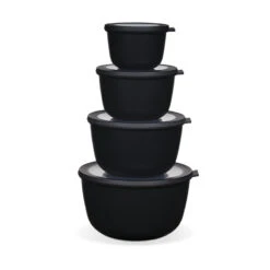 Mepal Cirqula Skålesæt Med Låg Høj Sort